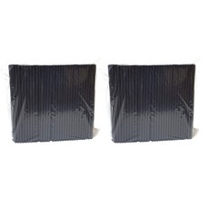 Eco&Green PLA彎曲吸管 黑色, 500件, 2個