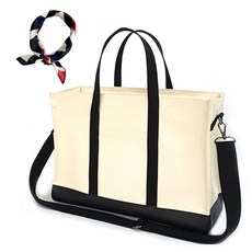 AGIANA 帆布尿布包+收納內袋+絲巾 隨機出貨, 象牙白