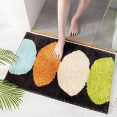 多用途柔軟腳踏墊, 點黑色