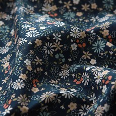 20支棉餐具收納袋, Bellflower Sageflower Navy