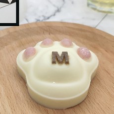 콩 K DIY 고양이 발바닥 모양 향초 실리콘몰드 A, 혼합색상
