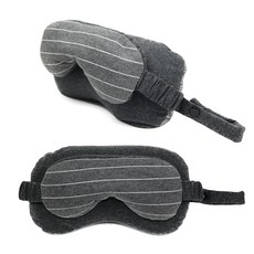 Honey Slip一體式睡眠靠枕 2入, 深灰色, 深灰色