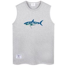 NESPA 鯊魚印花無袖背心 SEN_015