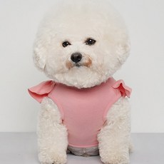 Baidamsumi 素色短版狗狗上衣, 粉紅色