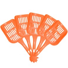 Goodin 彩色貓砂鏟 5入, 橘子