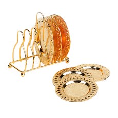 Mashfirenze 高腳杯 6p + 機架套組, 金太陽