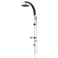 두진 분리형 해바라기 샤워바 MB206, 1개, 블랙