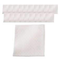 Tree Bear 竹節棉方格壓紋手帕20入組