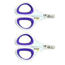 躲貓貓寵物小型犬貓用指甲剪 S, 紫色的, 2個