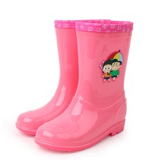 女童卡通圖案雨靴
