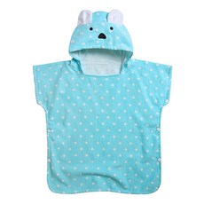 JOYMULTI 童款動物造型圓點沙灘浴袍