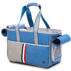 딩동펫 반려동물 톰스 이동가방, 스카이, 1개