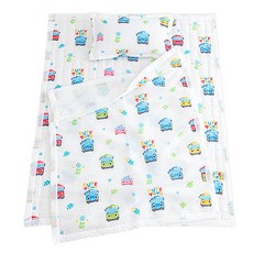 SIEUNDECO Tayo泡泡紗可拆式被套組, 白色