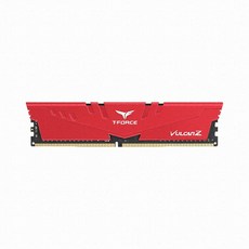 팀그룹 T Force DDR4 8GB PC4-25600 CL16 Vulcan Z 램 데스크탑용, Red, 1개