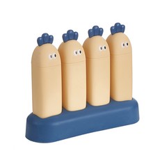 You&Me創意葉奇手工冰淇淋模具 BG007, 4根胡蘿蔔（藍色）, 1個