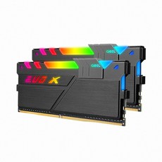 게일 DDR4 32GB PC4-25600 CL16 EVO X II AMD Gray RGB 16GB 램 데스크탑용 2p, GAEXSY432GB3200C16ADC, 2개