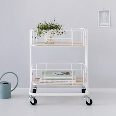 MARKET B CESNA 雙層手推車, 白色