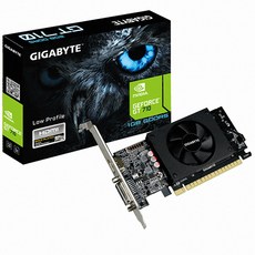 GIGABYTE 지포스 GT710 UD2 D5 1GB 미니미 그래픽카드 (제이씨현), GV-N710D5-1GL
