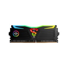 게일 DDR4 8GB PC4-25600 CL22 SUPER LUCE RGB Sync 램 데스크탑용 블랙, GLS48GB3200C22SC, 1개