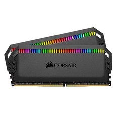 커세어 Dominator Platinum DDR4 RGB 8GB 램 데스크탑용 2p, CMT16GX4M2C3600C18, 2개
