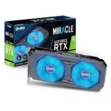이엠텍 지포스 RTX 2060 MIRACLE D6 6GB 그래픽카드, EMT-N206-S