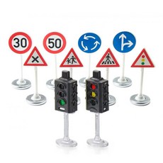 siku 道路標誌壓鑄模型套組 SK5597, 混合顏色, 1個