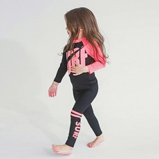 GOING KIDS 孩童字母印花防曬套裝