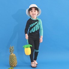 GOING KIDS 孩童字母印花防曬套裝