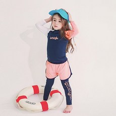 GOING KIDS 童款經典防曬泳衣+短泳褲+緊身長泳褲組