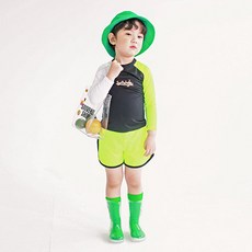 GOING KIDS 兒童款時尚防曬泳衣組