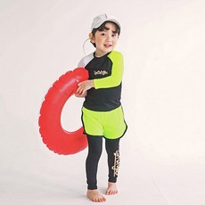 GOING KIDS 童款經典防曬泳衣+短泳褲+緊身長泳褲組