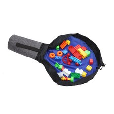 간편 정리정돈 컨테이너 S, 1개, 블루