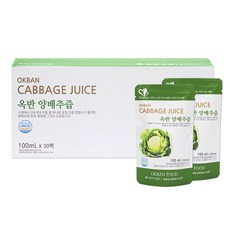 옥반식품 옥반 양배추즙, 30개, 100ml