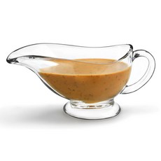 리비 Selene Gravy Boat 접시 467ml, 투명, 1개