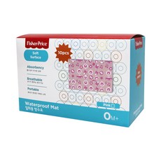 Fisher-price 費雪 防水墊 10入, 粉色, 1盒