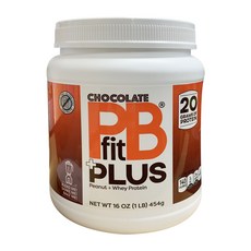 PBfit BETTERBODYFOODS 巧克力花生蛋白粉, 454克, 1個