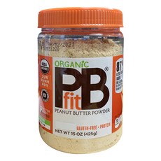 BETTERBODYFOODS 피비핏 유기농 피넛버터 파우더, 1개, 425g