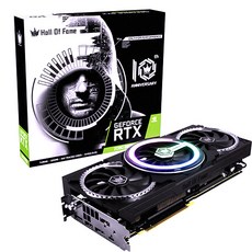 GALAX 지포스 RTX 2080 SUPER Hall Of Fame D6 8GB 10th Anniversary BLACK Edition 그래픽카드