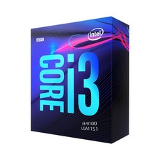 intel 英特爾 Core i3-9th Gen 9100 CPU處理器+散熱器, 單品