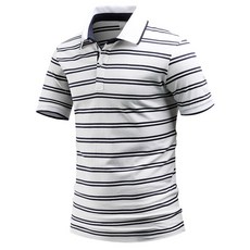 다꾸앙 남성용 어쿠스틱 스트라이프 반팔 카라티 C05E3_tp1983