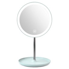 LED 메이크업 조명거울, 블루