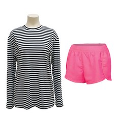 VENDIS 女款 Boy Meets Girl 防曬上衣 M226 + 開衩海灘短褲 A521 套裝