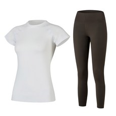 스피카 여성용 요가 티셔츠 + 레깅스 세트 SPA528810