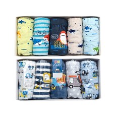 OMAR SHARIF 男孩童純棉三角內褲10入組