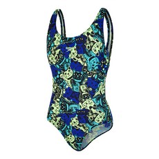 speedo 女童款連身泳衣 8-07386D237