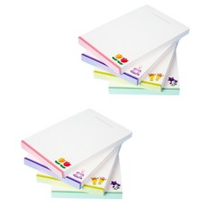 嫩綠櫻桃 春日香氣便條紙 4款, TULIP + PANSY + HERBALTEA + FLOWERGALSS, 2套, 100枚入