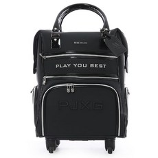 더메이크 PJXG 바퀴형 여성 골프 보스턴백, 블랙