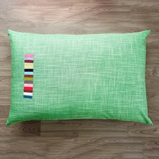 蝴蝶手藝棉花亞麻7支防水大型坐墊, 蘋果薄荷
