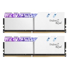 지스킬 DDR4 8GB TRIDENT Z ROYAL 램 데스크탑용 SILVER PC4-28800 CL18 2p