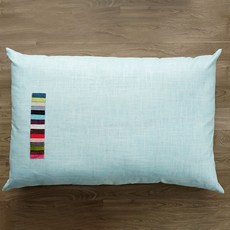 蝴蝶手藝棉花亞麻7支防水大型坐墊, 明亮的天空